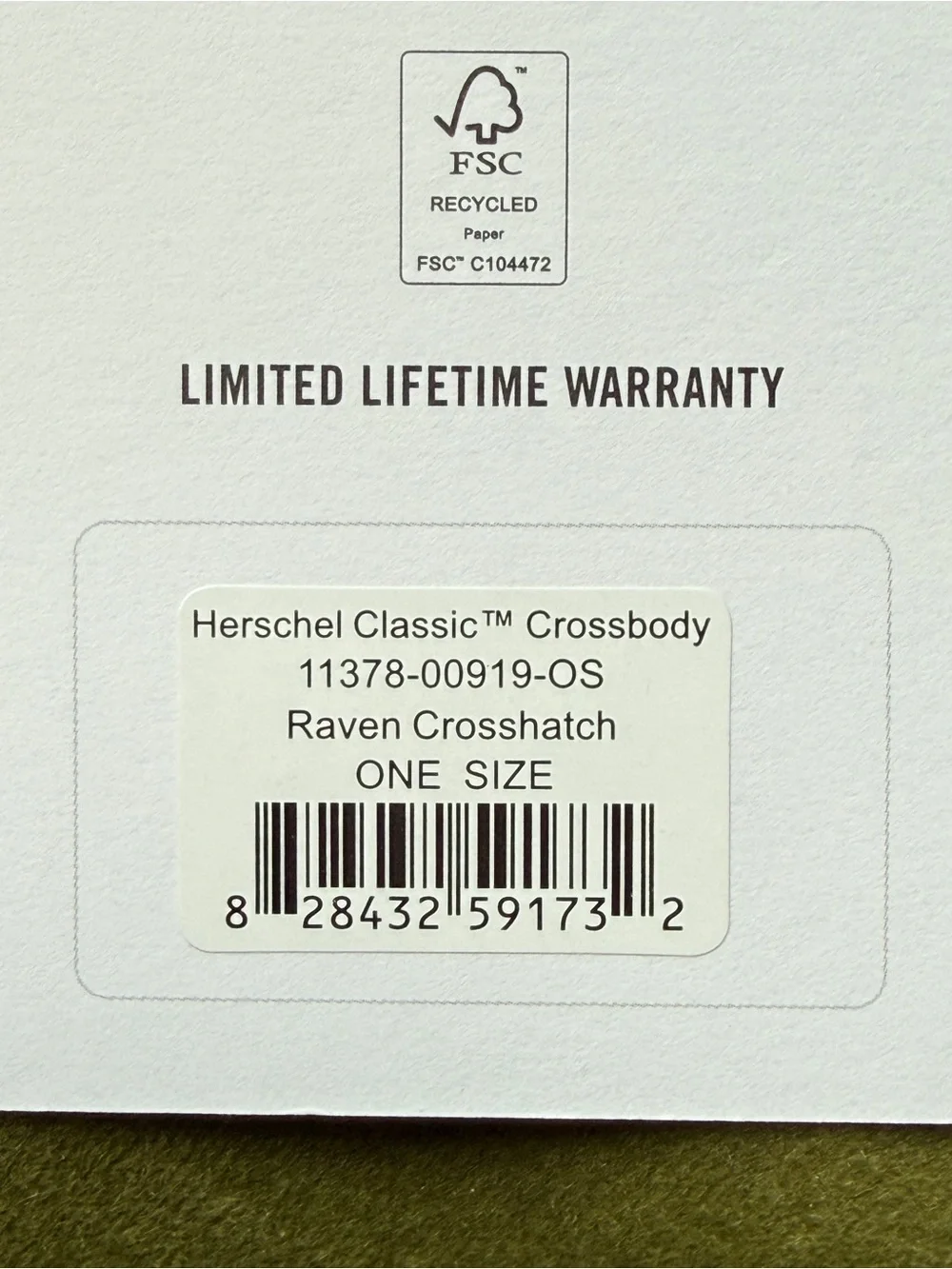 Herschel Supply Company new tags